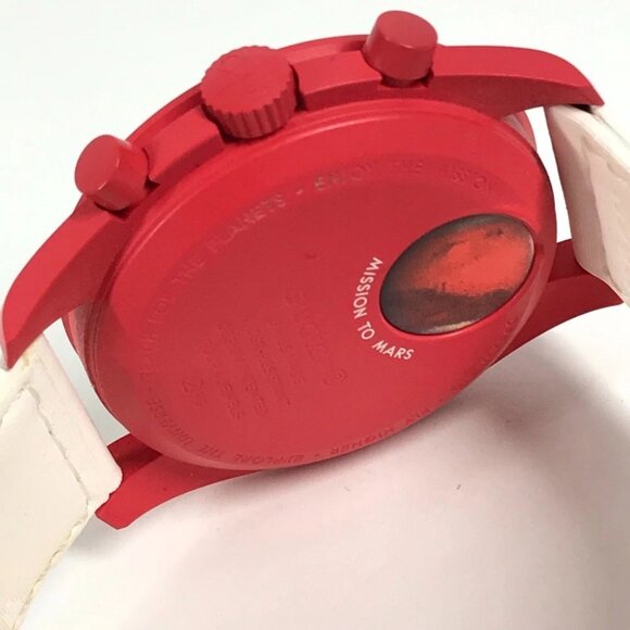 Swatch SO33R100 OMEGA collaboration Moon Swatch MISSION TO MARS Mars Wristwatch main image 7